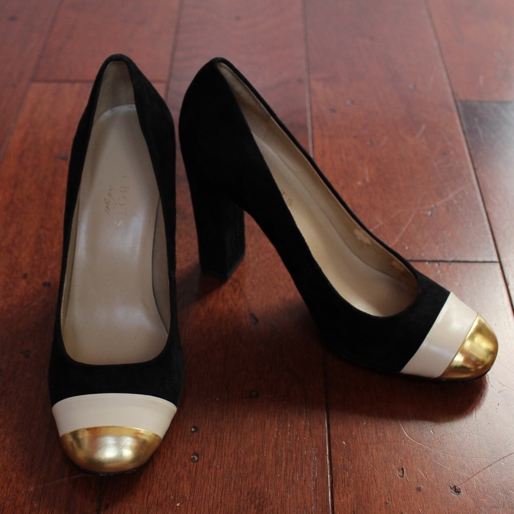 Talbots Black Classy Leather Heels